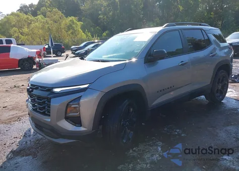 2025 Chevrolet Equinox Fwd Lt из США, поврежденный, VIN 3GNAXHEG9SL249589